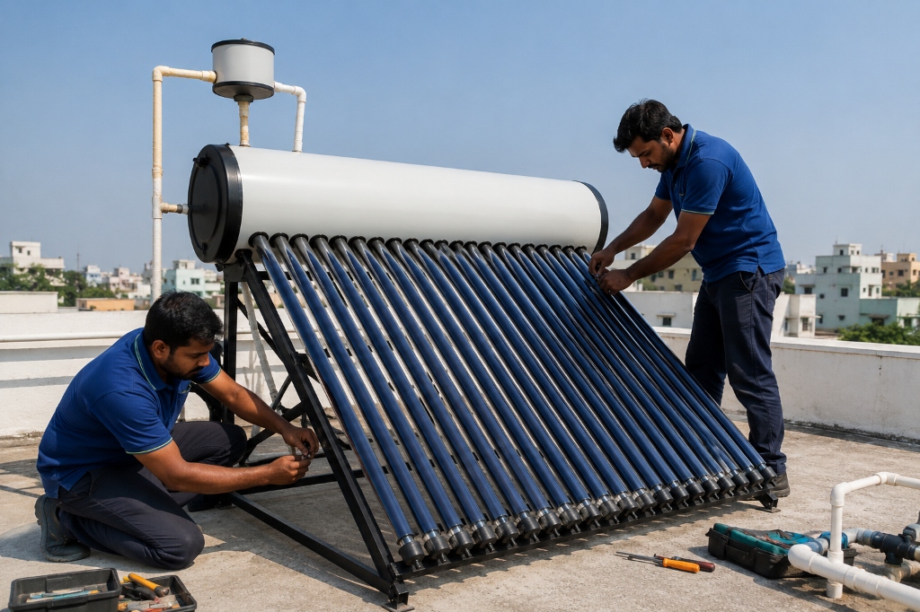 Solar Water Heater Exchange and Upgrade